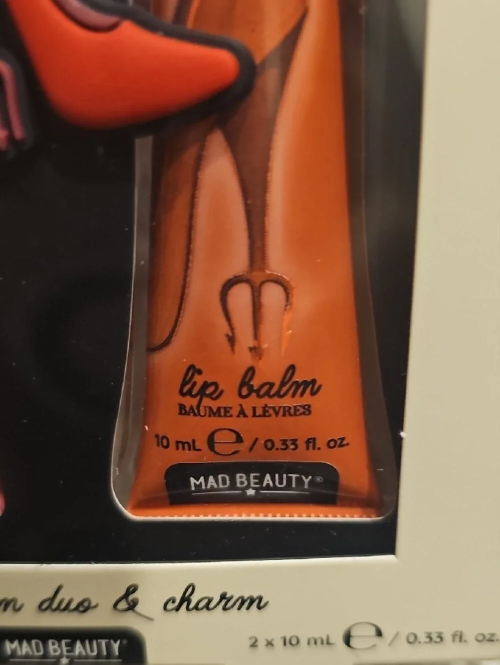 Lip Balm Duo & Charm By Mad Beauty-The Devil Wears Prada Edition
